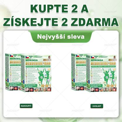 🇨🇿 🔥 50% SLEVA | Lékařsky vyvinutá AMZKEEP® náplast Moringa Berberin × NAD+ 10 v 1 | Pokročilá nano-mikrojehlová technologie | Viditelné výsledky již za 7 dní