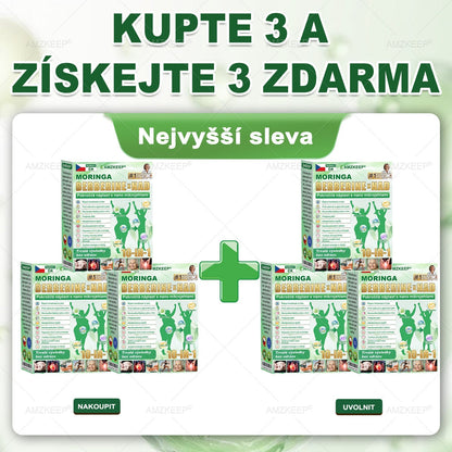 🇨🇿 🔥 50% SLEVA | Lékařsky vyvinutá AMZKEEP® náplast Moringa Berberin × NAD+ 10 v 1 | Pokročilá nano-mikrojehlová technologie | Viditelné výsledky již za 7 dní