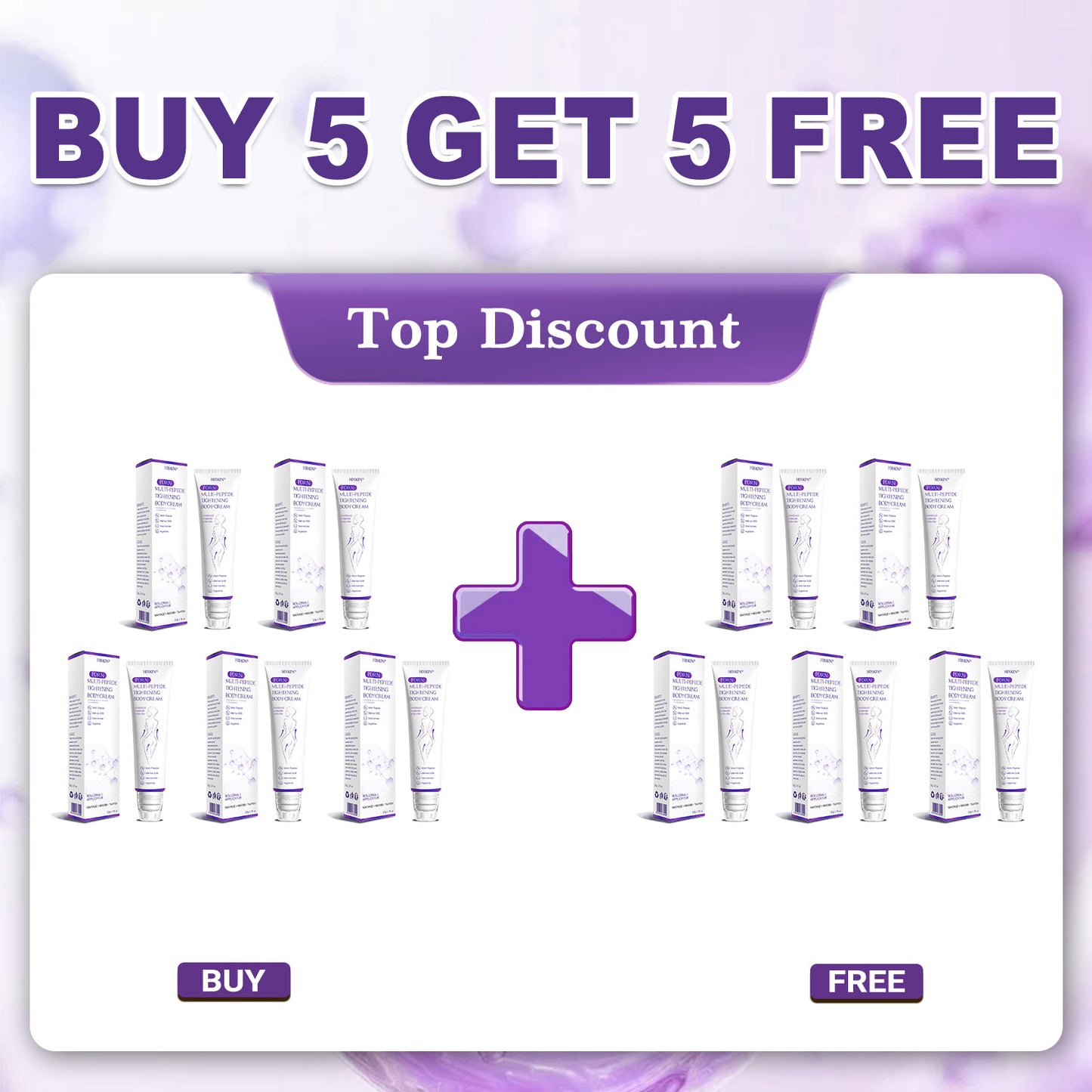 80% OFF HISKIN® PDRN Multi-Peptide Body Roller Cream – Firming, Hydrating, Anti-Aging & Skin Tone Care